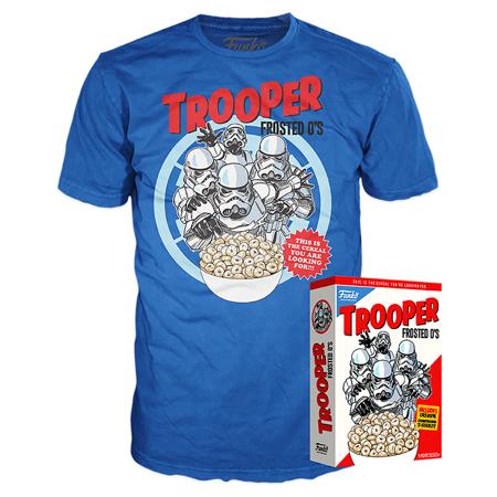 T-shirt Star Wars Funko Boxed Tee Star Wars - Trooper Frosted O's