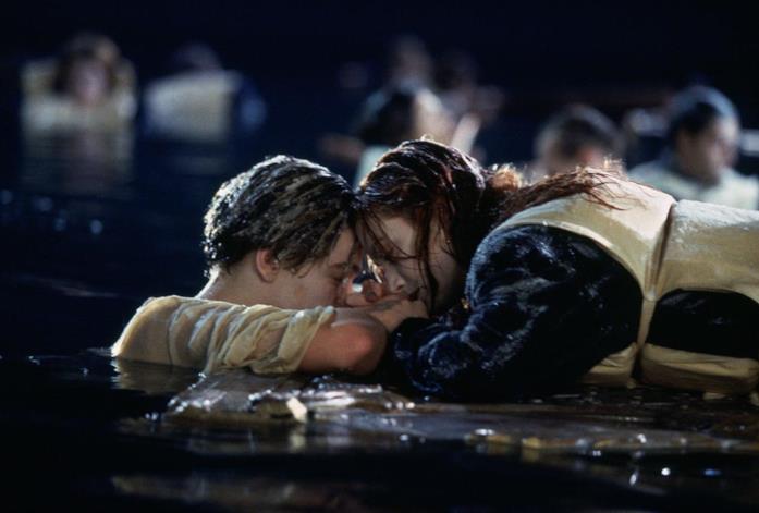 Jack e Rose in Titanic