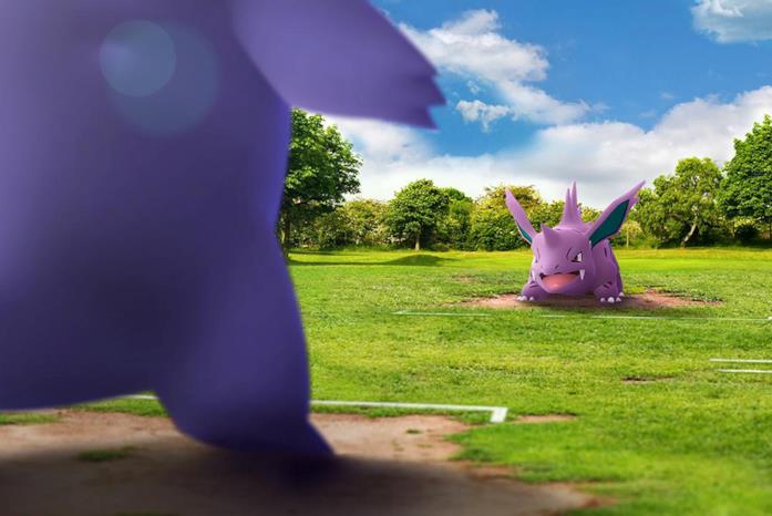 Una sfida tra Allenatori in Pokémon GO