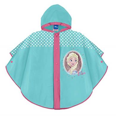 Mantellina Bimba Disney Frozen Azzurra Fucsia con Elsa