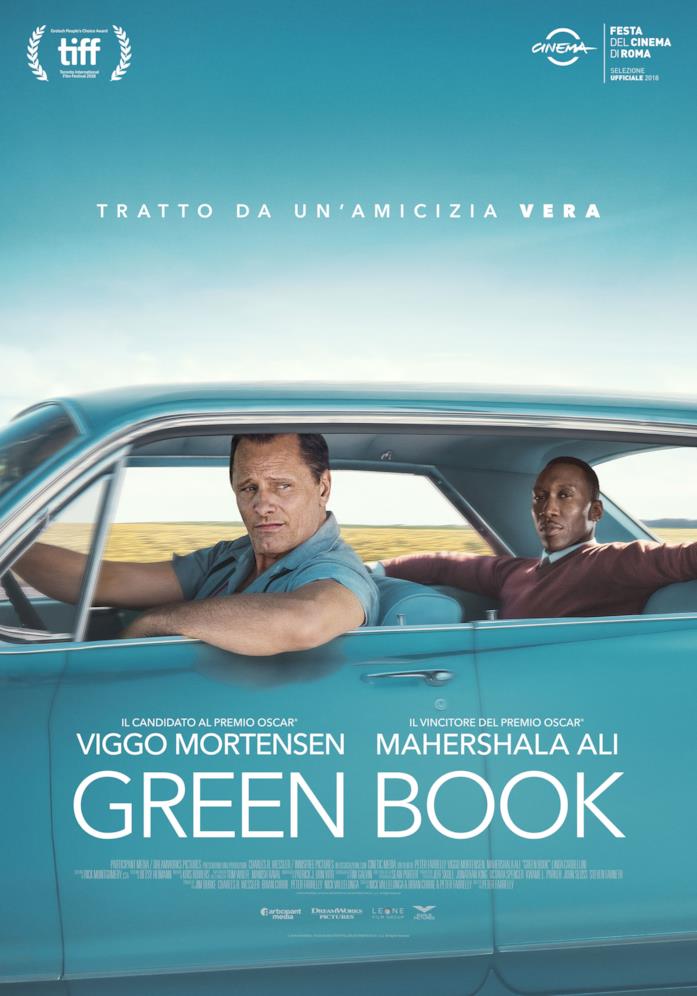Green Book, il poster Viggo Mortensen e Mahershala Ali nel poster del film Green Book