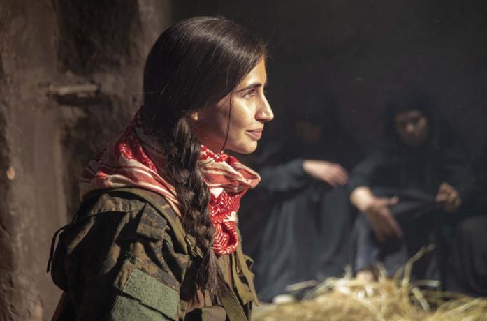 Dilan Gwyn in una scena del film Red Snake