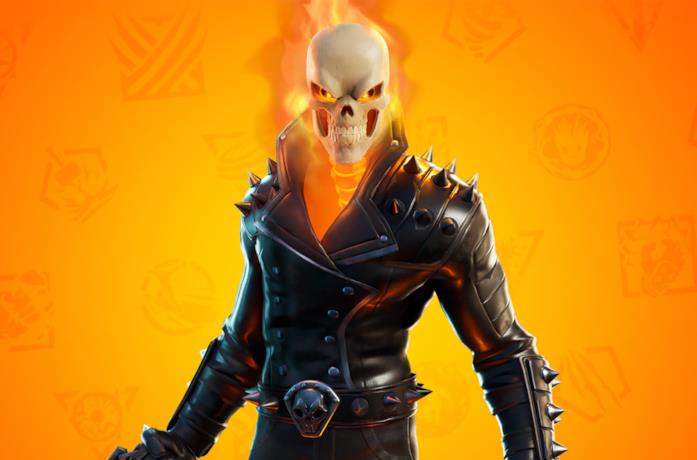 Il costume di Ghost Rider per Fortnite