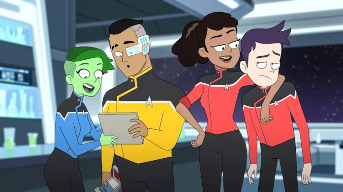 I protagonisti della serie animata ambientata nell'Universo di Star Trek Alcuni membri dell'equipaggio della U.S.S. Cerritos