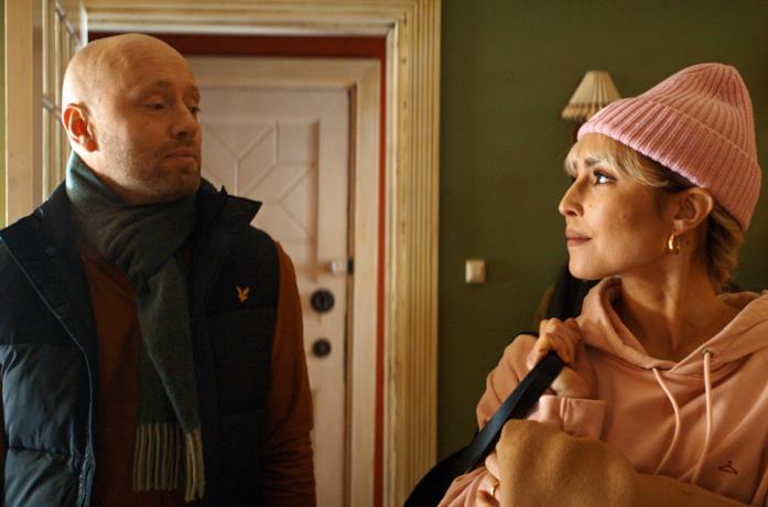 Aksel Hennie e Noomi Rapace in una scena del film The Trip