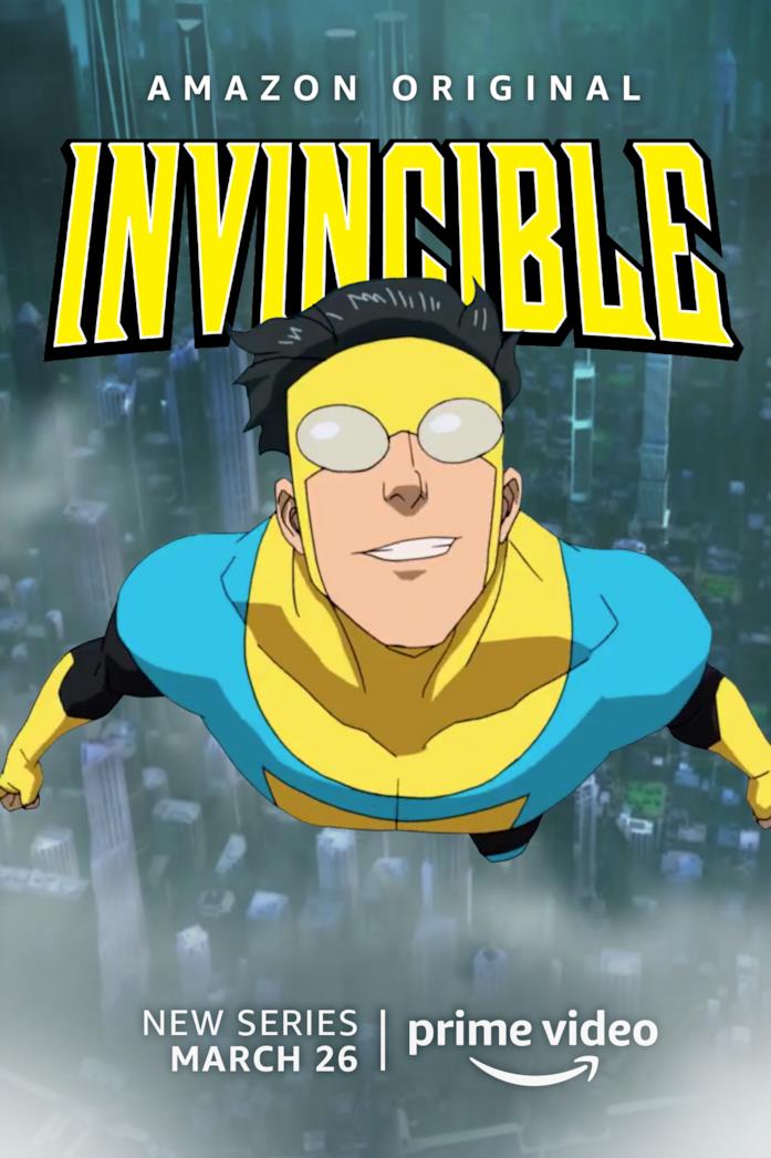 Invincible, il teaser poster ufficiale Il poster della serie Invincible