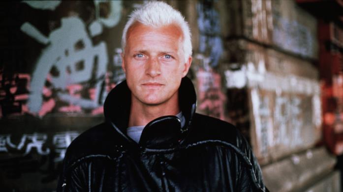 Rutger Hauer sul set di Blade Runner