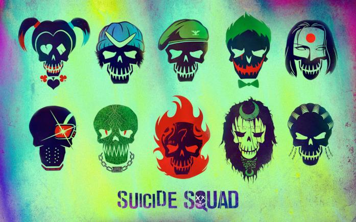 Un manifesto promozionale di Suicide Squad