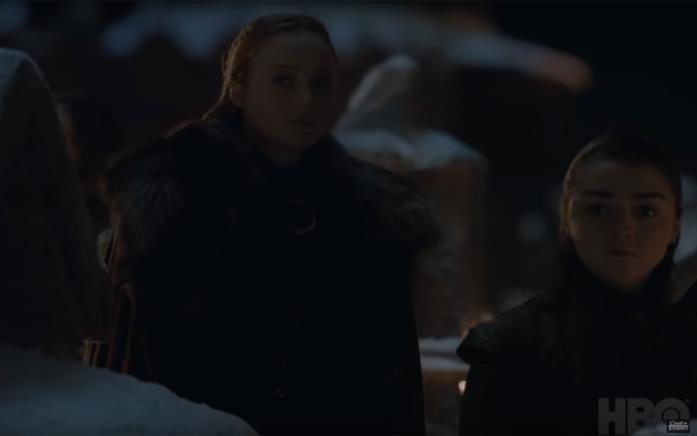 GoT 8: Sansa e Arya Sansa e Arya sulle mura di Grande Inverno