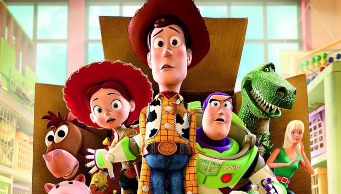 I protagonisti di Toy Story spaventati e perplessi