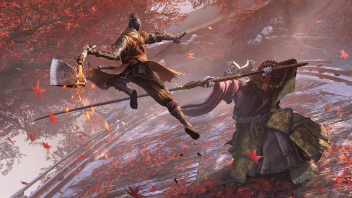 Un'immagine di gioco da Sekiro: Shadows Die Twice, il nuovo gioco di From Software