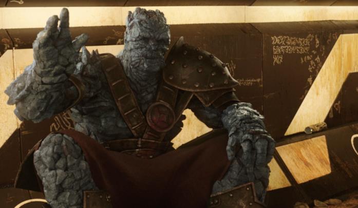 Korg sarà più presente in Thor: Love and Thunder Korg in una scena di Thor: Ragnarok