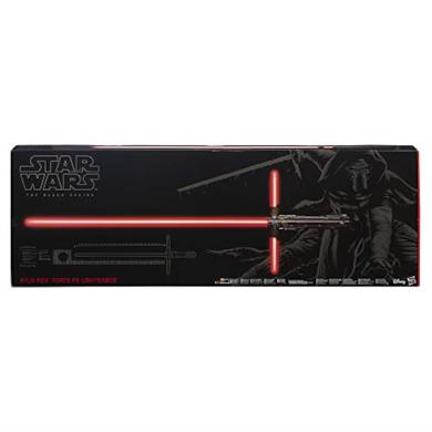 Hasbro Star Wars B3925 - Spada Elettronica Cattivi Black Series Deluxe FX - Lightsaber di Kylo Ren