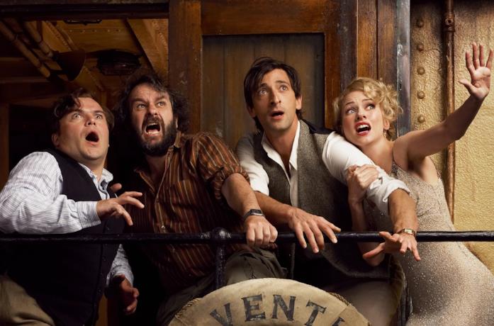 Peter Jackson posa assieme al cast di king Kong