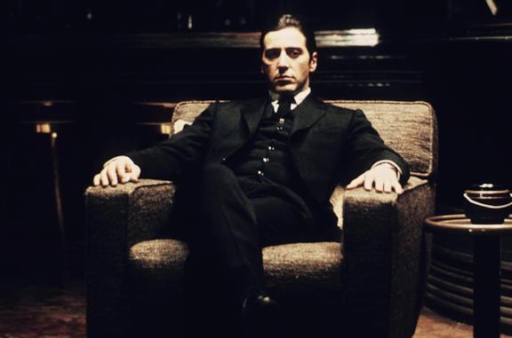 Al Pacino è Michael Corleone ne Il padrino - Parte II