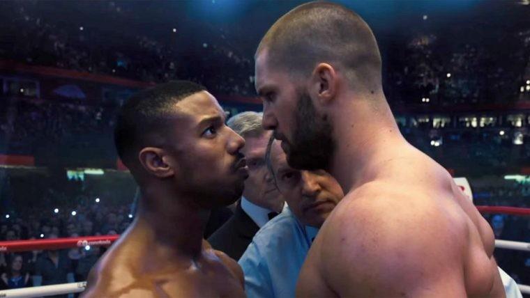 Michael B. Jordan in una scena di Creed II