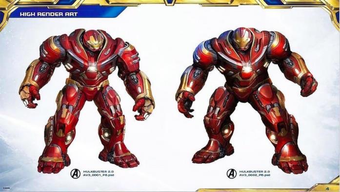 Il nuovo design della Hulkbuster Il nuovo design della Hulkbuster realizzato per Avengers: Infinity War