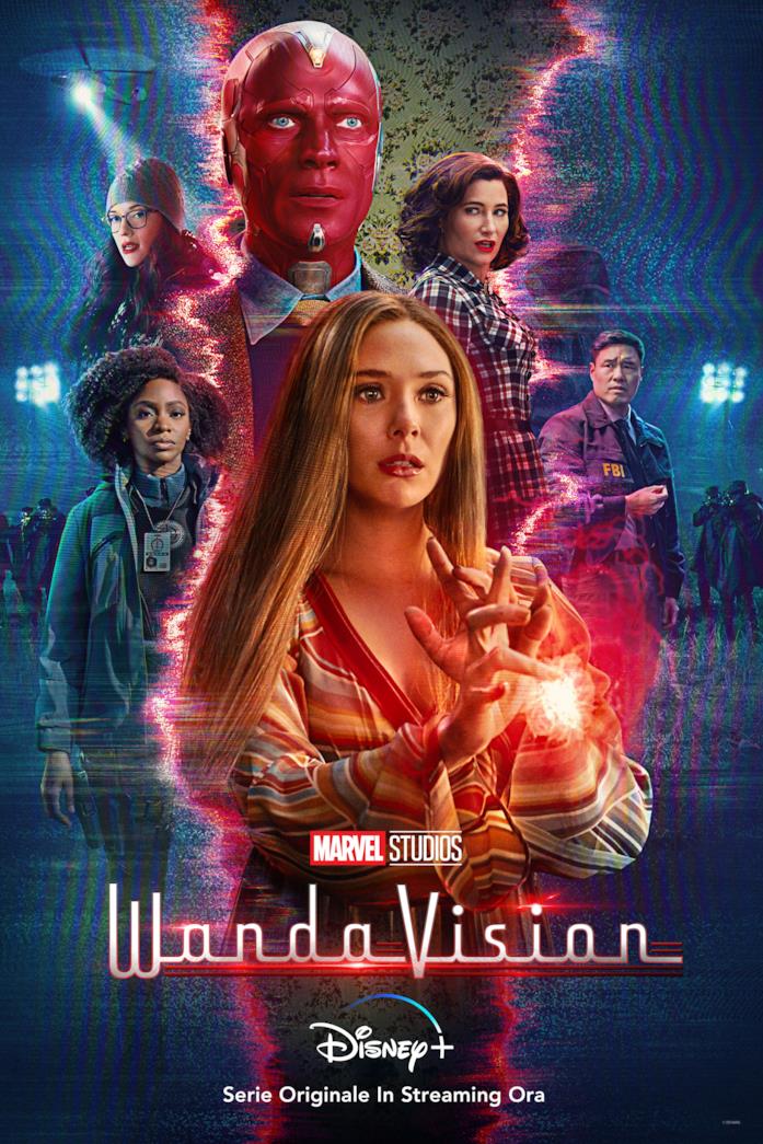 Il poster di WandaVision Il cast nella locandina di WandaVision