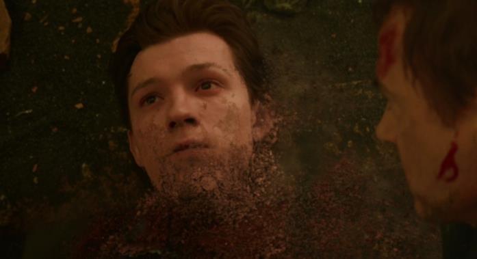 Spider-Man in Infinity War Una scena di Infinity War con Peter Parker
