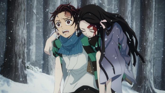 Demon Slayer Tanjiro e Nezuko Kimetsu no Yaiba protagonisti