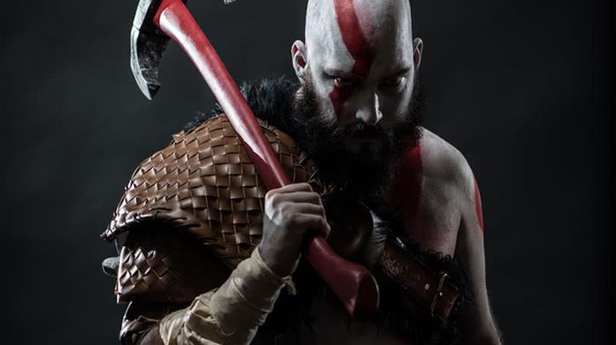 Uno splendido cosplay di Kratos