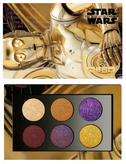 Palette di ombretti Galactic Gold La Galactic Gold Palette della collezione make up Pat McGrath x Star Wars