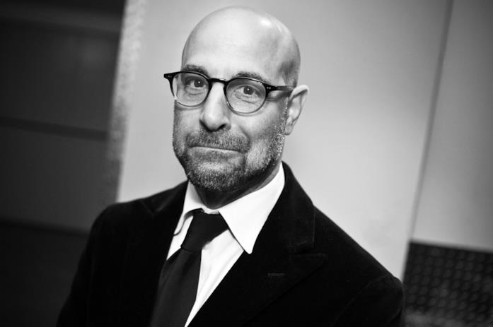 Una foto di Stanley Tucci Stanley Tucci durante una premiazione