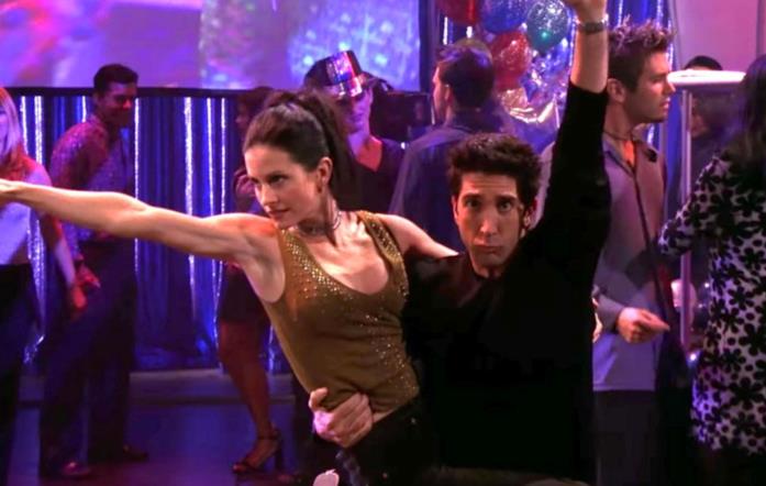 Il balletto di Ross e Monica in Friends