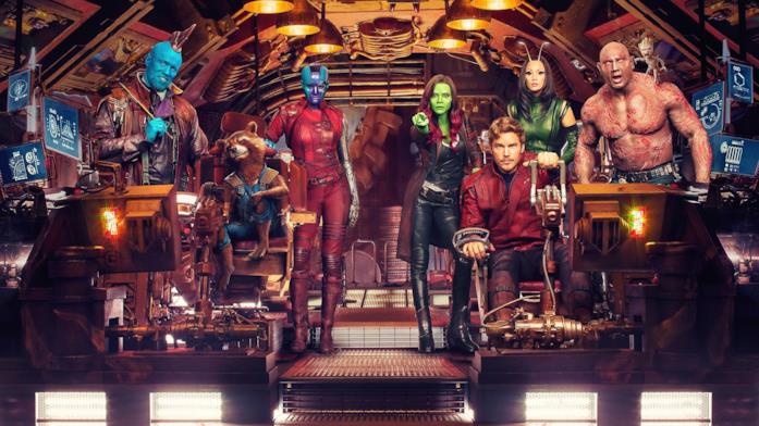 I Guardiani della Galassia dal secondo film Marvel