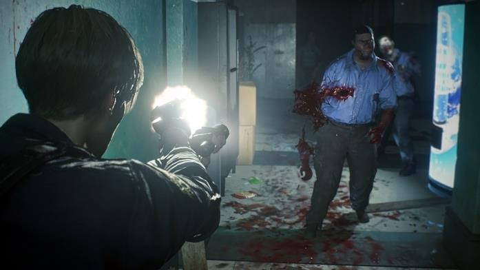 Resident Evil 2 effetto proiettile RE2 grafica
