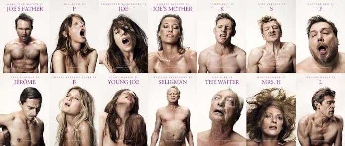Nymphomaniac i poster di tutti i protagonisti Tutti i protagonisti di Nymphomaniac