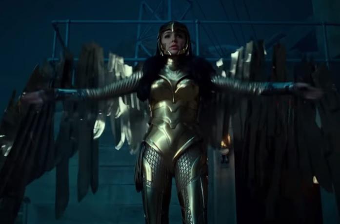 Un'immagine di Gal Gadot in Wonder Woman 1984