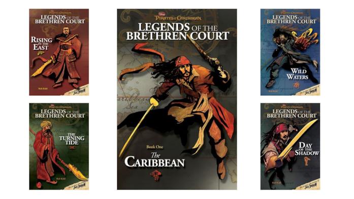 Pirates of the Caribbean: Legends of the Brethren Court I 5 libri della serie Pirates of the Caribbean: Legends of the Brethren Court