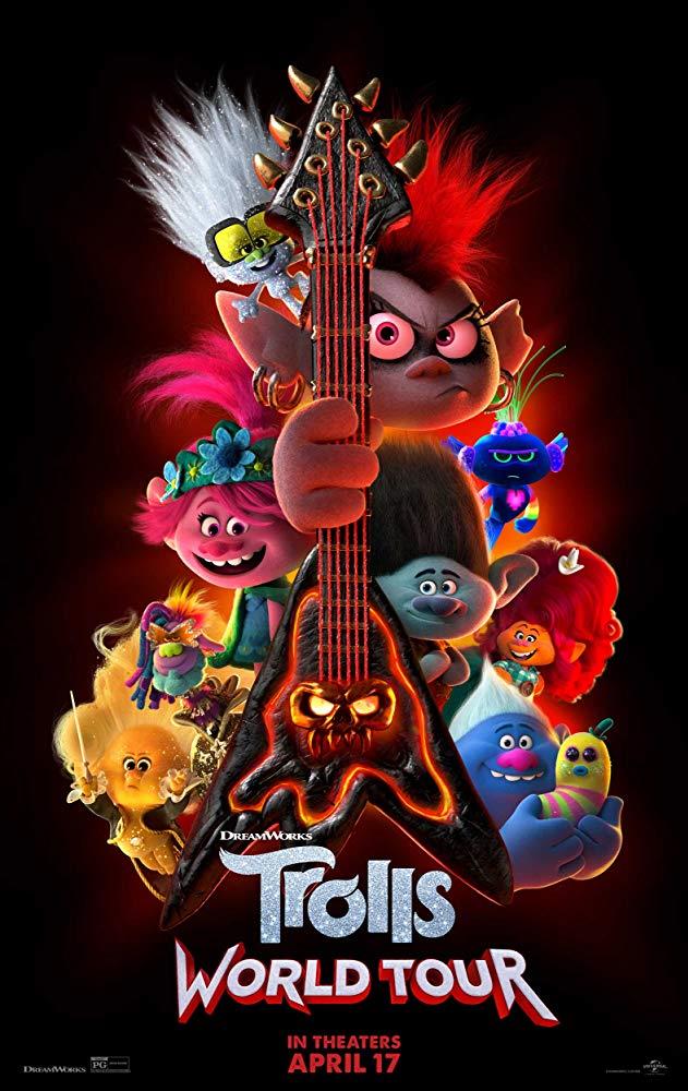 Il poster ufficiale di Trolls World Tour La locandina di Trolls 2