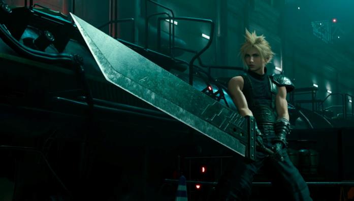 Cloud Strife in Final Fantasy VII Remake