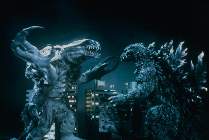 Godzilla 2000 scontro Godzilla nella versione 2000