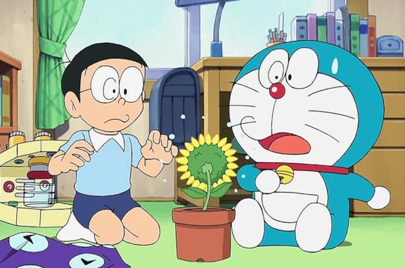 Doraemon e gli altri personaggi del manga