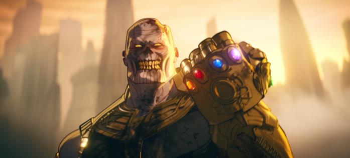 I Guardiani del Multiverso combatteranno contro Thanos? Thanos con il Guanto dell'Infinito