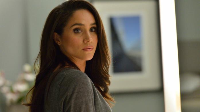 Meghan Markle in una scena di Suits
