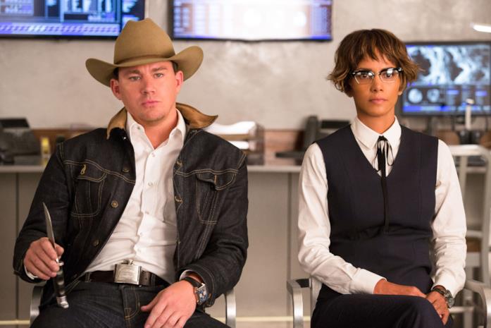 Tequila e Ginger in Kingsman 2 Tequila e Ginger in una scena di Kingsman: Il Cerchio d'Oro