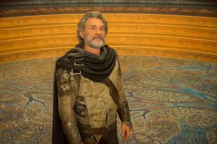 L'avatar umano di Ego è interpretato da Kurt Russell Kurt Russell interpreta l'avatar umano creato da Ego