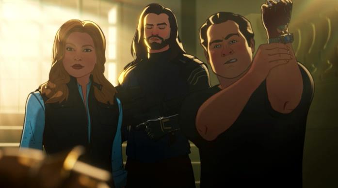 What If...? 1x5 le easter egg Happy Hogan, Sharon Carter e Bucky Barnes