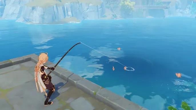 In Genshin Impact arriva la pesca In Genshin Impact si può anche pescare
