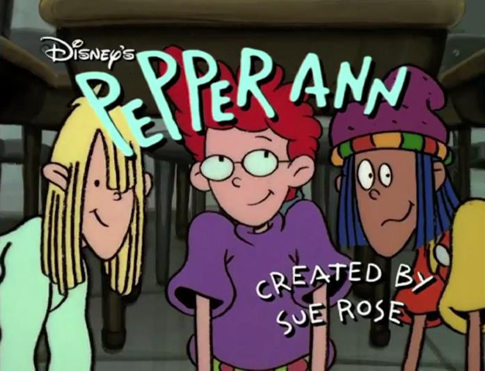 Pepper Ann e i migliori amici Nicky e Milo Pepper Ann è andata in onda tra il 1997 e il 2000