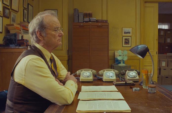 Bill Murray alla sua scrivania