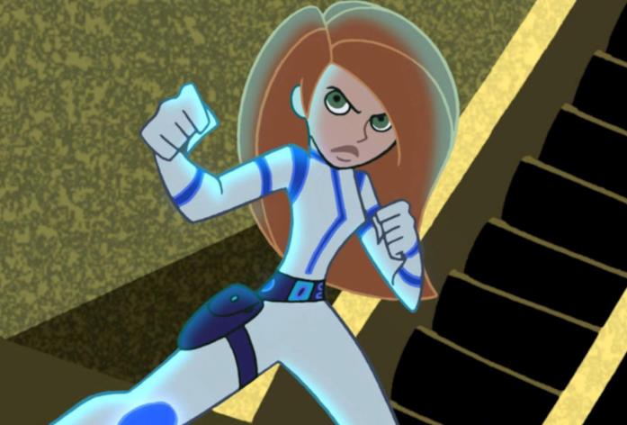 Kim Possible Kim Possible in una scena action della serie