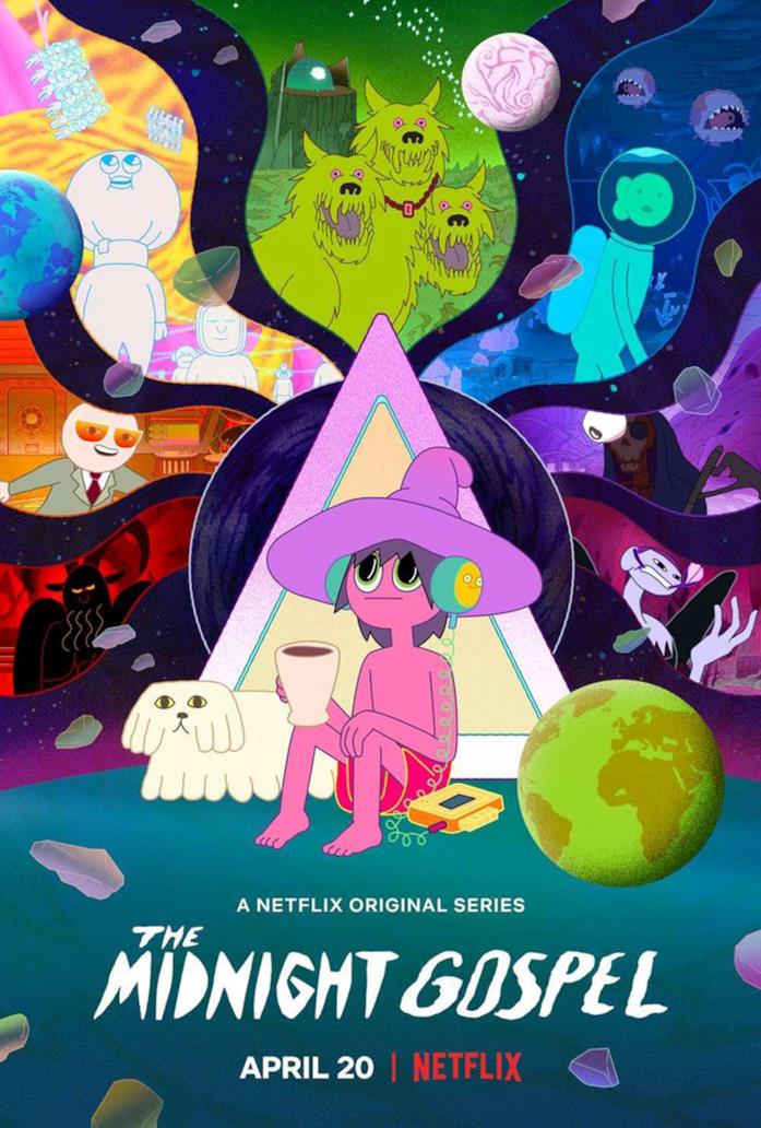 Il poster di The Midnight Gospel Il poster della serie The Midnight Gospel