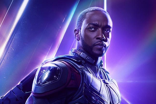 Falcon Falcon in una locandina di Endgame