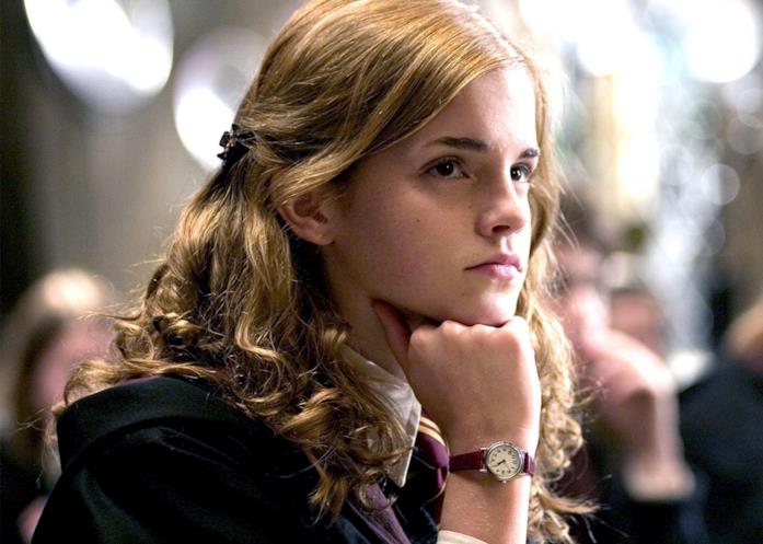 Emma Watson in una scena di Harry Potter