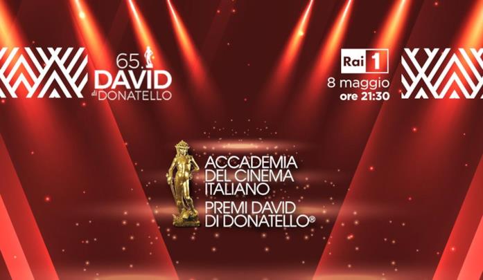 I Premi David di Donatello 2020 si svolgeranno l'8 maggio su Rai 1 Un'immagine promozionale della cerimonia dei Premi David di Donatello 2020